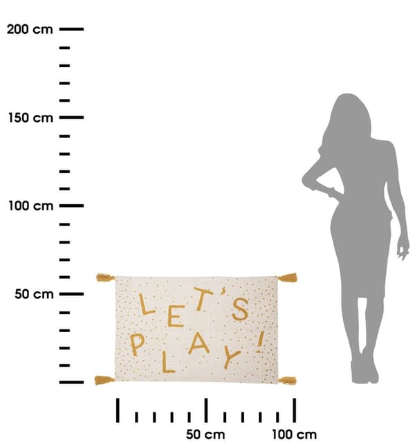 Lets Play lasten matto 60x90 cm