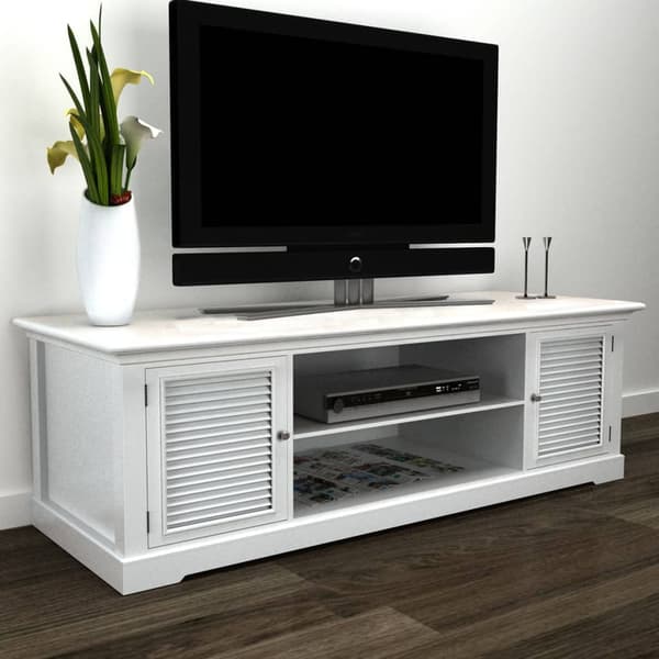 vidaXL TV-skab, træ, hvid