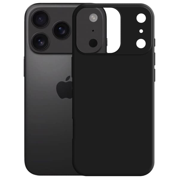 3MK Matt Case Pro för iPhone 17 Pro Max, Svart