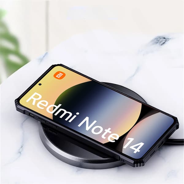 Etui til Xiaomi Redmi Note 14 5G, AntiDrop Hybrid, sort