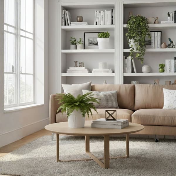 SILVA LINE blomkrukaset i återvunnet material, krämfärgad, 4 delar.