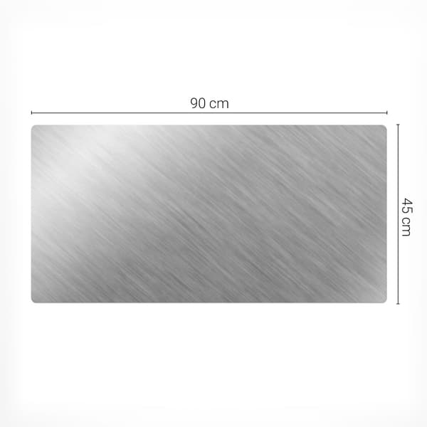 Halkfri skrivebordunderlag metallic tekstur 90x45 cm