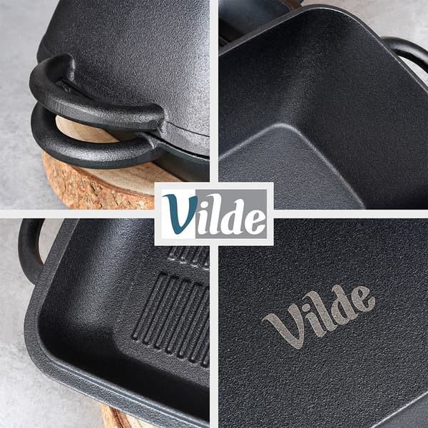 Vilde Cast Line 2in1 gjutjärnsrost 37,5x19 cm