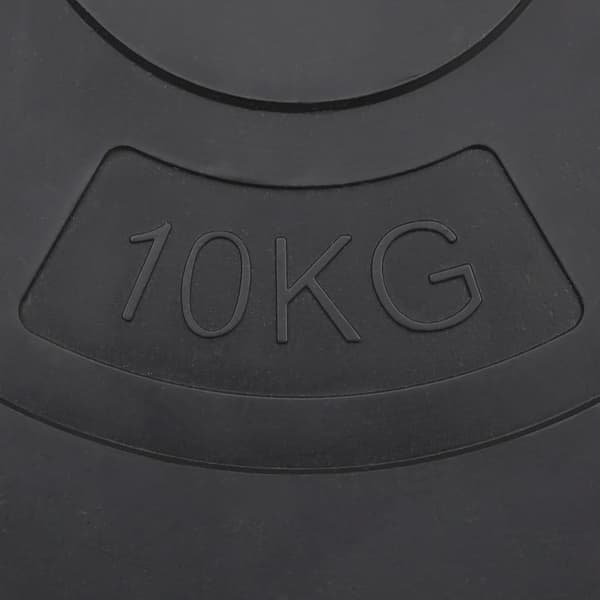 vidaXL vægtskiver, 4-pak, 30 kg, cement