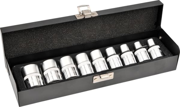 Torx-socklar stora E10-E24, set 9 st YT-0521 YATO