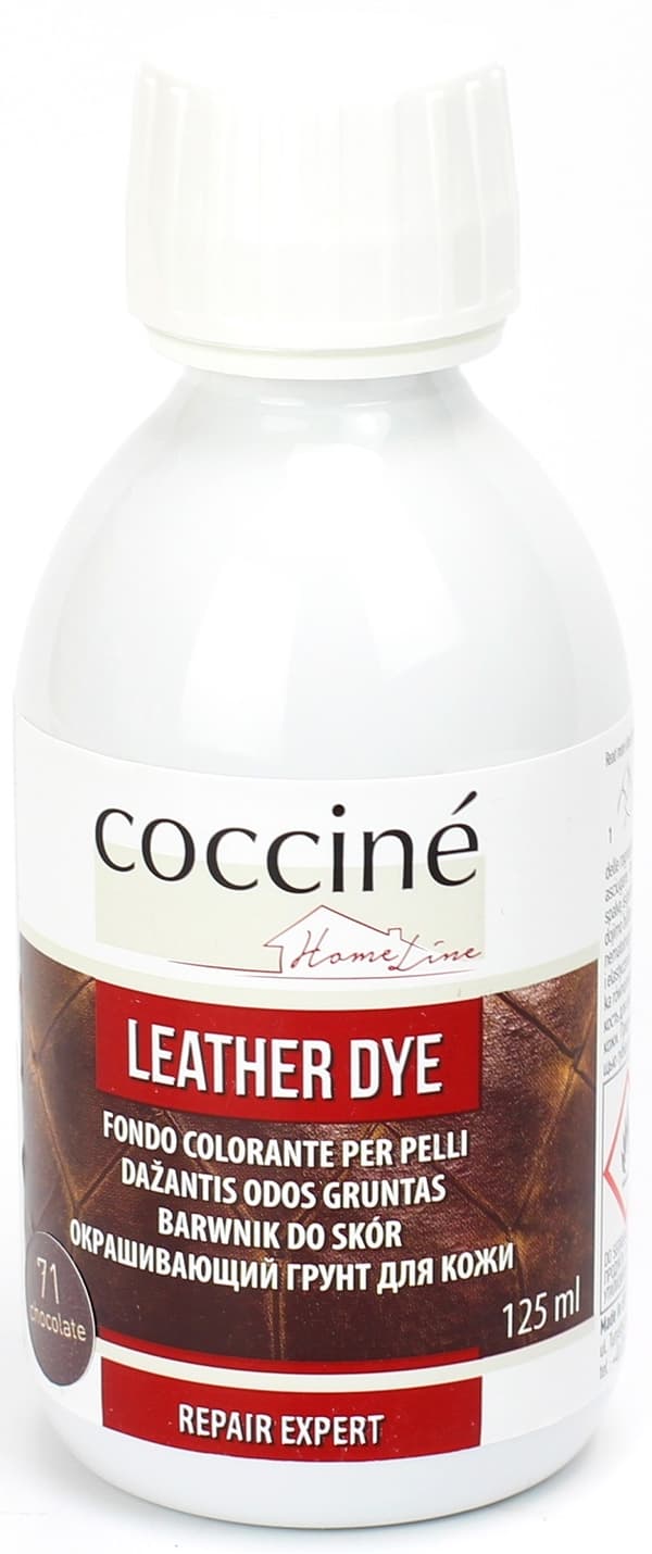 Læder- og tekstilfarve - COCCINE LÆDERFARVE 125 ml sort