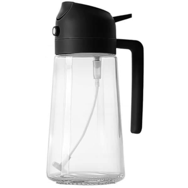 sprayflaska, olivoljedispenser, vinägerförångare, glasflaska, 450 ml