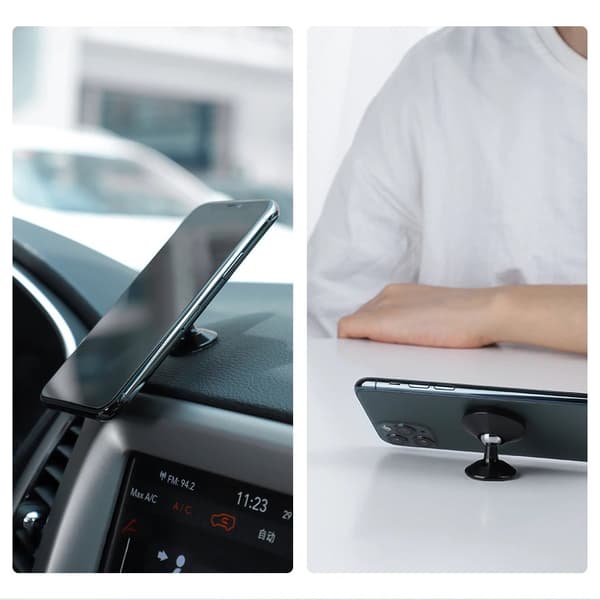 360 Magnetisk Biltelefonholder til Dashboard, Sort