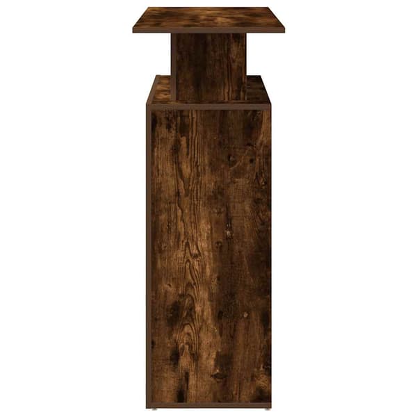 vidaXL receptionsdisk røget eg 100x40x104 cm limet træ