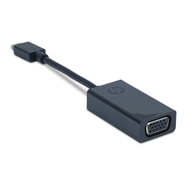 HP USB-C–VGA-sovitinvideokaapeli näyttö- ja projektorikäyttöön