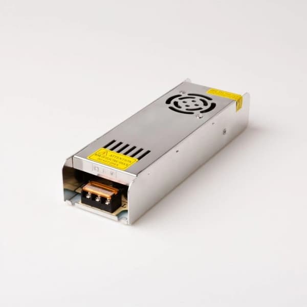 LED-modulär strömförsörjning SLIM för LED-remsor transformator 40A 500W 12V