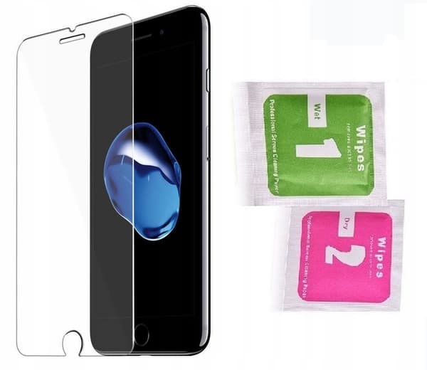 ETUI til IPHONE 7 Plus / 8 Plus MAT SLIM MAT BAGSIDER + GLASBESKYTTELSE