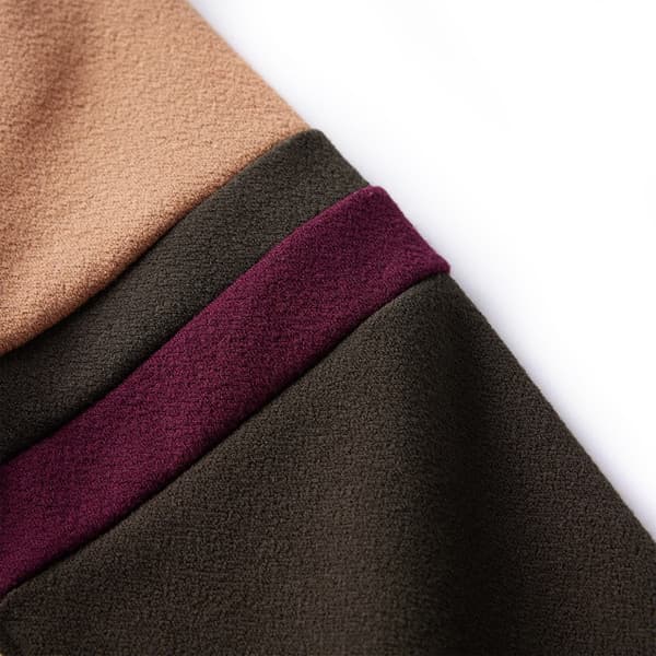 Børnesweatshirt, mørk khaki og kamel, 140