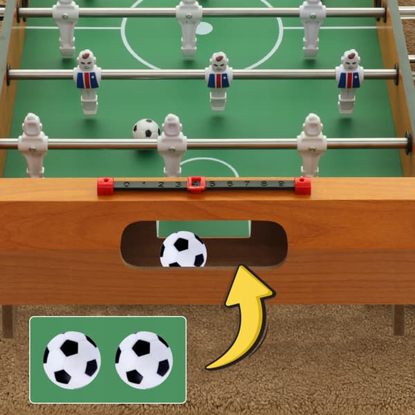 Fotbollsbord i trä 67x36cm Z3031
