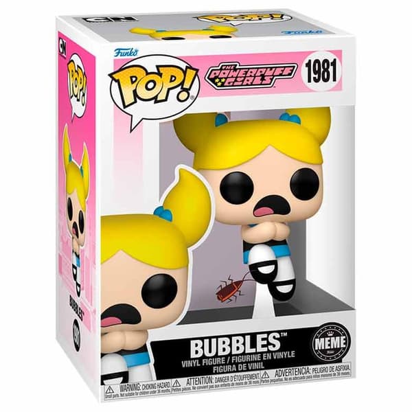 Funko POP Powerpuff Pigerne 1981 Bubbles Samlerfigur