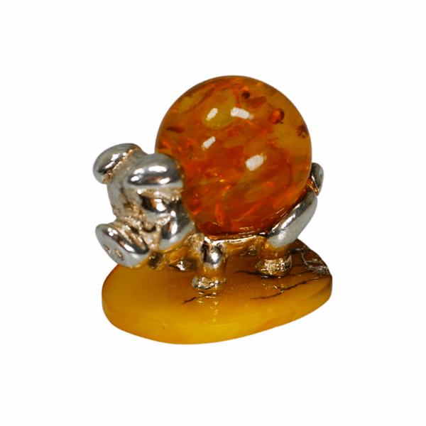 Ravgrisefigur - Baltic Amber Smykker
