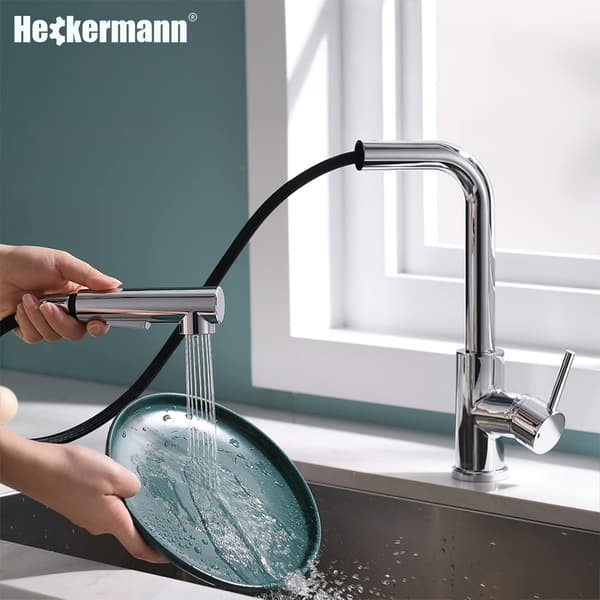 Heckermann SZ-888 Silverfärgad multifunktionell köksblandare