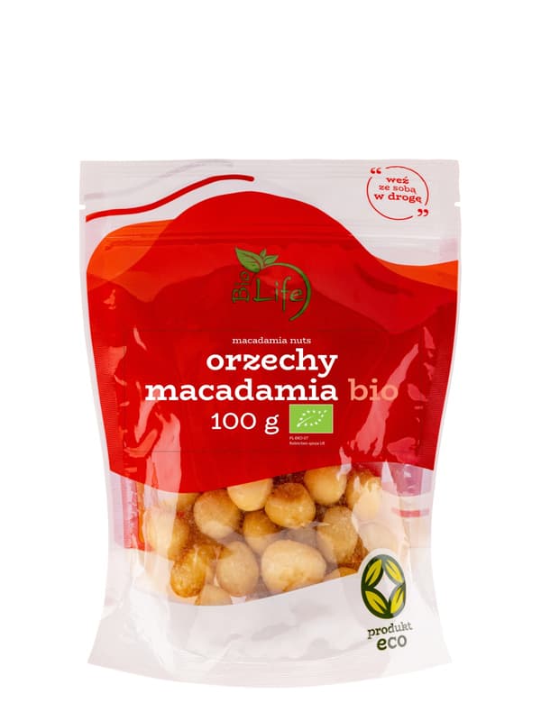 Luomu macadamiapähkinät 100 g