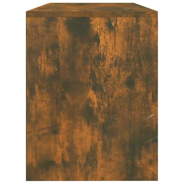vidaXL toiletskammel røget eg 70x35x45 cm