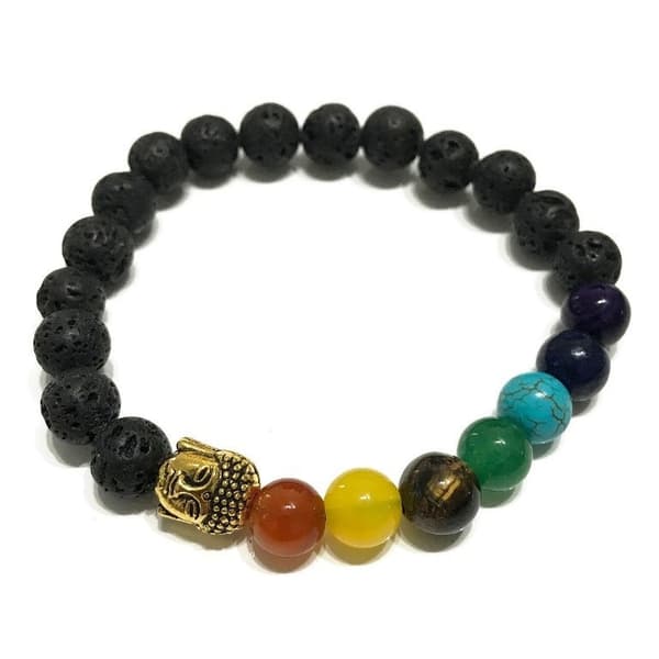 AWLavaSB-02 Buddha Chakra Stenarmband