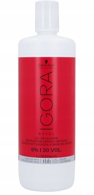 SCHWARZKOPF IGORA OIL DEVELOPER Hapettava 9% 30 tilavuus 1000ml