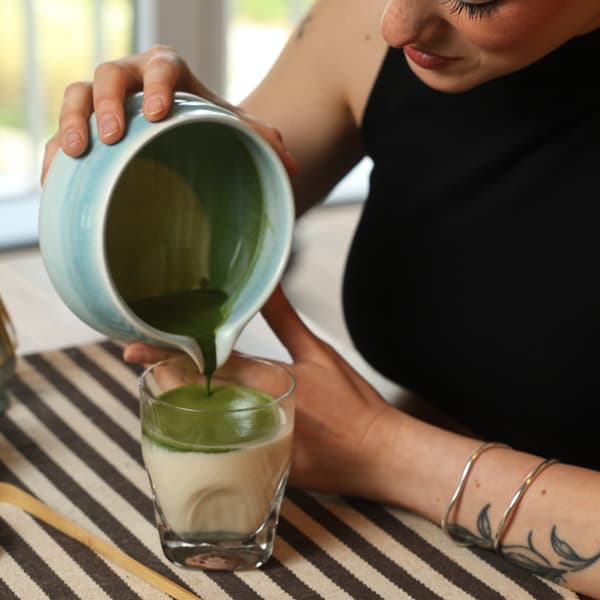 Kai Keramisk Matcha Bryggesæt Kop og Stativ