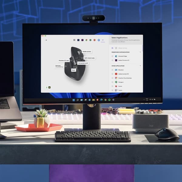 Logitech MX Master 3S Performance Trådlös Mus Bluetooth Grafit (910-006559)