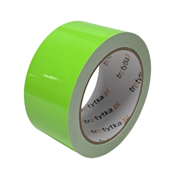 Fluorescerande tejp 50 mm x 10 m grön