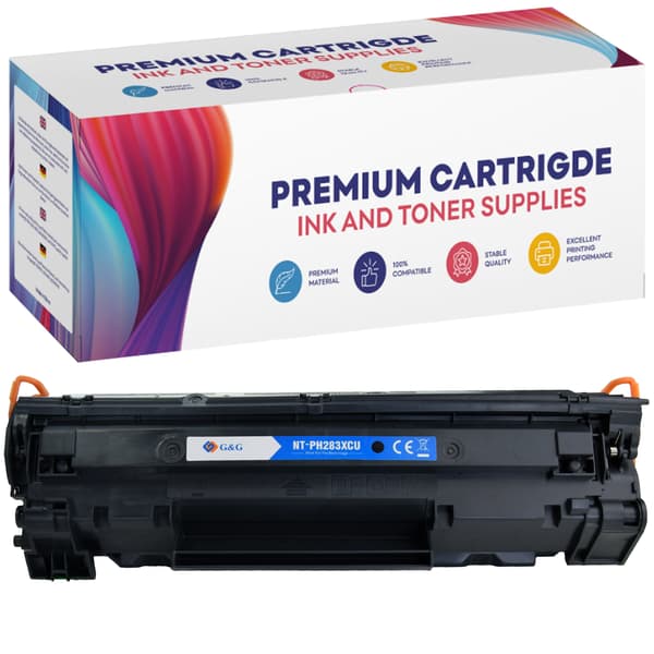 Toner til HP 83X CF283X GP-HCF283X printer