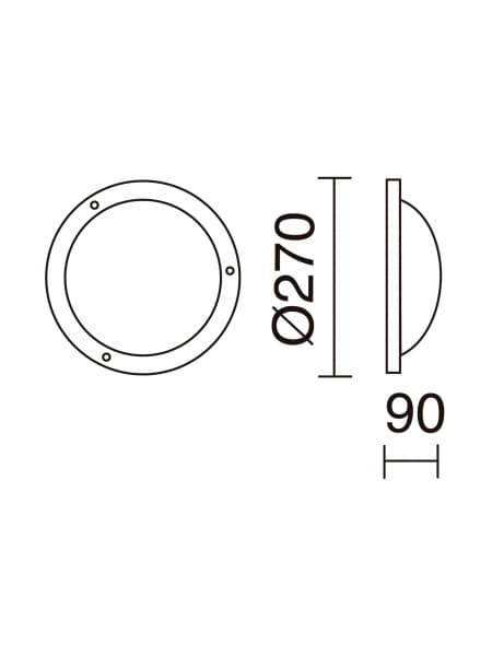 MIR 203B-G05X1A-01 facadelampe