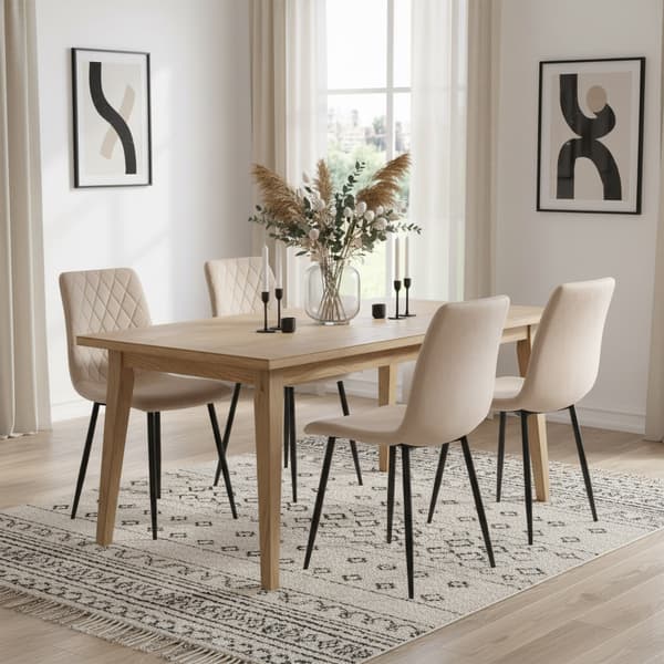 Dexter beige sammetsklädd fåtölj