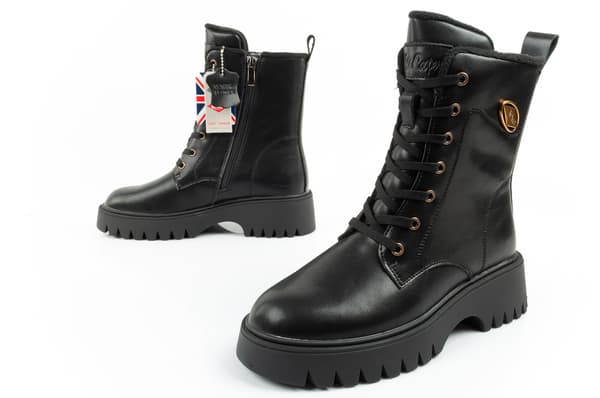 Lee Cooper Læder Sort [LCJ-25-01-3748L] år. 38