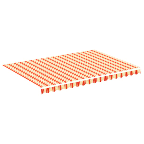 vidaXL Markistyg gul/orange 3,5x2,5 m
