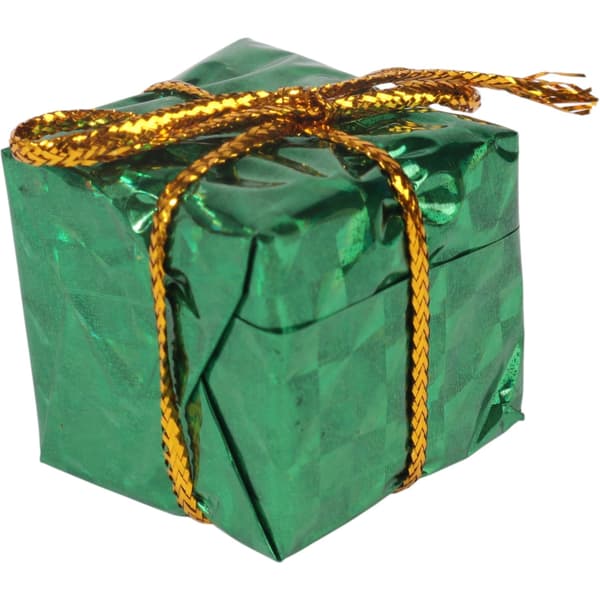 Presentpakke til juletræ, julepynt, sæt med 12 dele