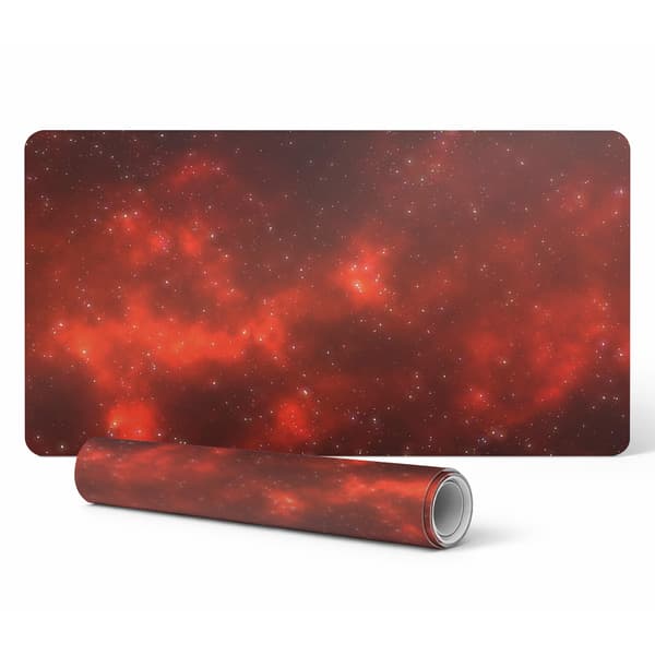 Slitstærk glat skrivebordsmåtte Space Nebula 100x50 cm