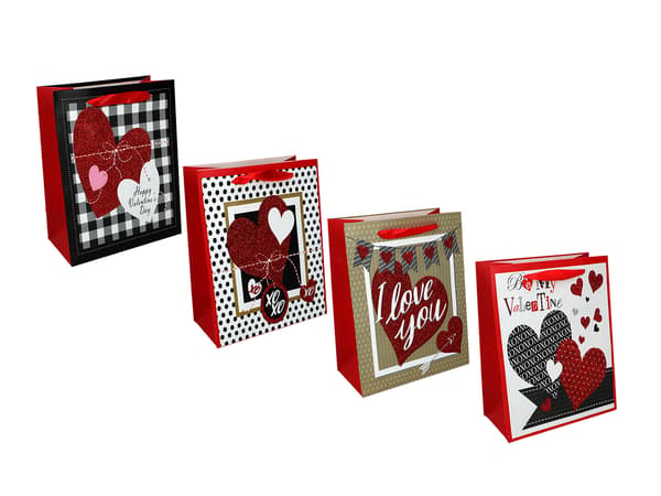 Liten presentpåse - Alla hjärtans dag (1 av 4 designer)