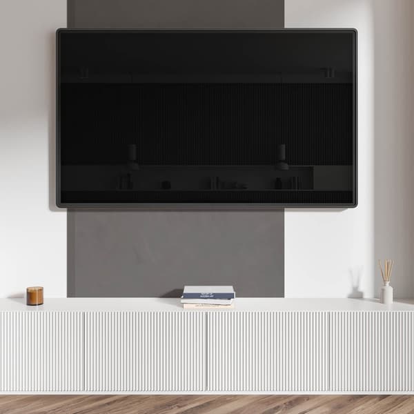 Vinyl vægpanel til moderne indretning 100x50 cm grå farve