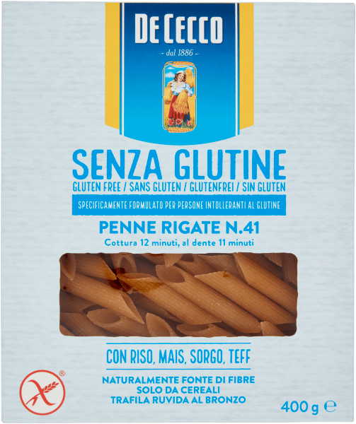 De Cecco glutenfri pasta Penne Rigate 400g