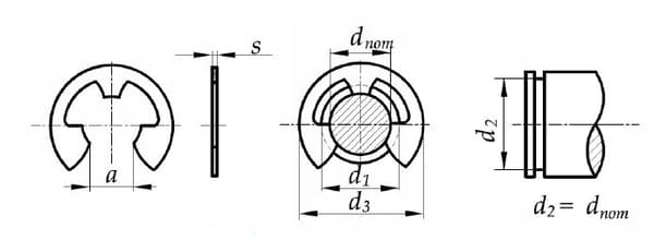 Lukkorengaslevy 4 mm A2 DIN 6799 50 kpl