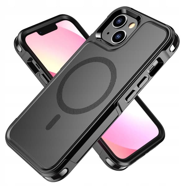 iPhone 13-cover, MagForce til MagSafe, sort