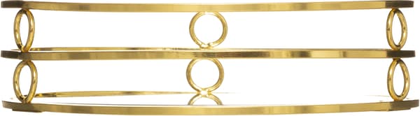 Set med metallbrickor med spegel Feel W