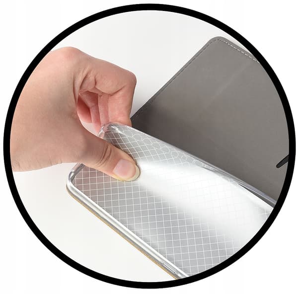 Etui til SAMSUNG S21 PLUS/S21+ SMART BOOK MAGNET GULD + GLAS