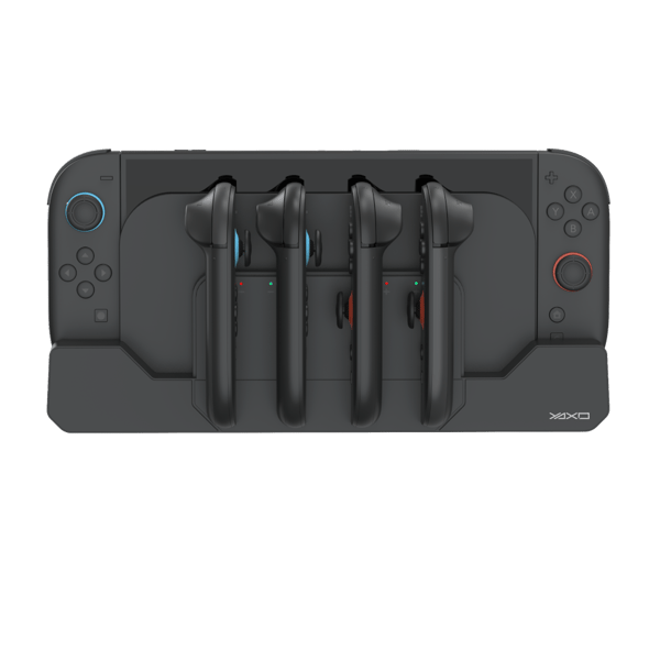 Yaxo Joy-Con Quad Charge Dock til NS2 Techno Black