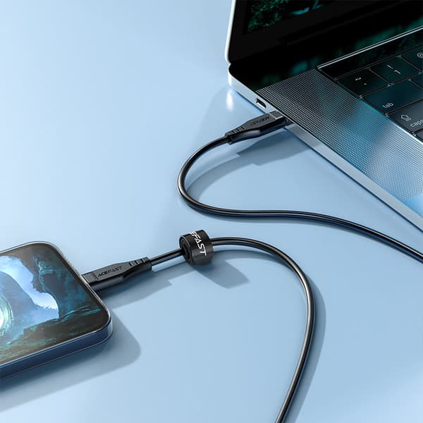 Kabel för iPhone MFI USB-C - Lightning 30W 3A 1,2m vit
