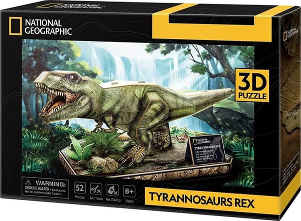 3D-PALAPELI NATIONAL GEOGRAPHIC T-REX 0519