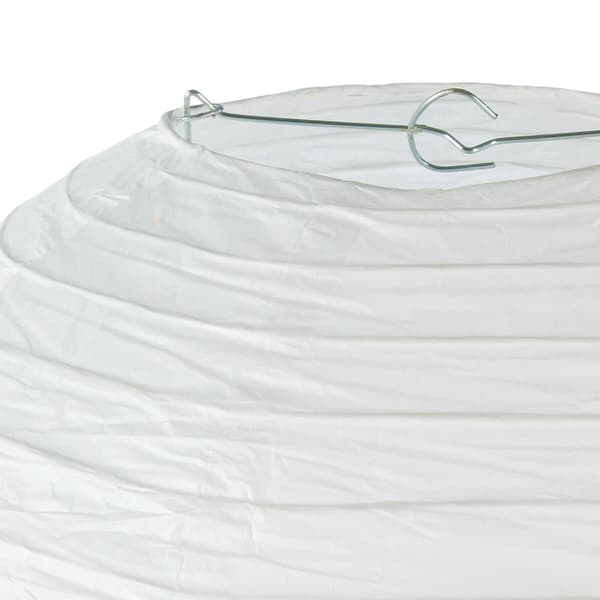 Hvid papirlanterne 35 cm