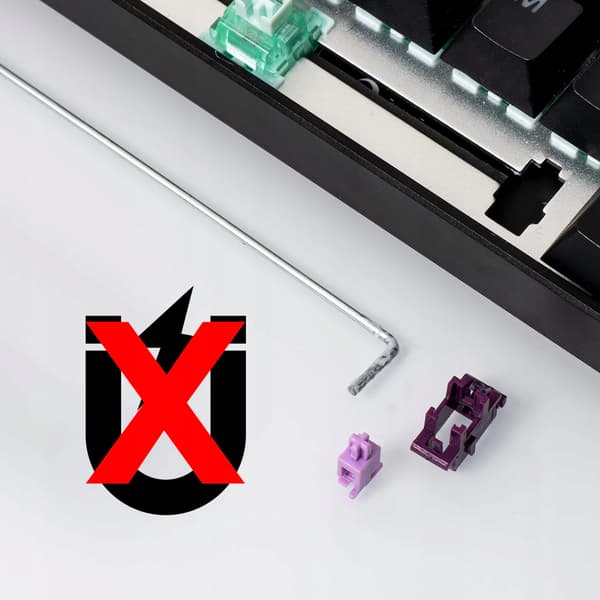 MonsGeek Fun68 HE Magnetisk Tastatur - Sort Sideprint Rapid Trigger