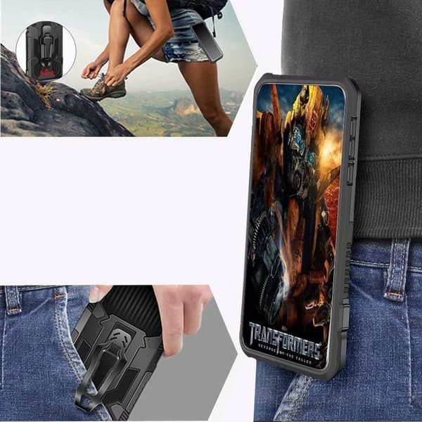 Hybrid KickStand-etui til LG K41S / K51S, Sort
