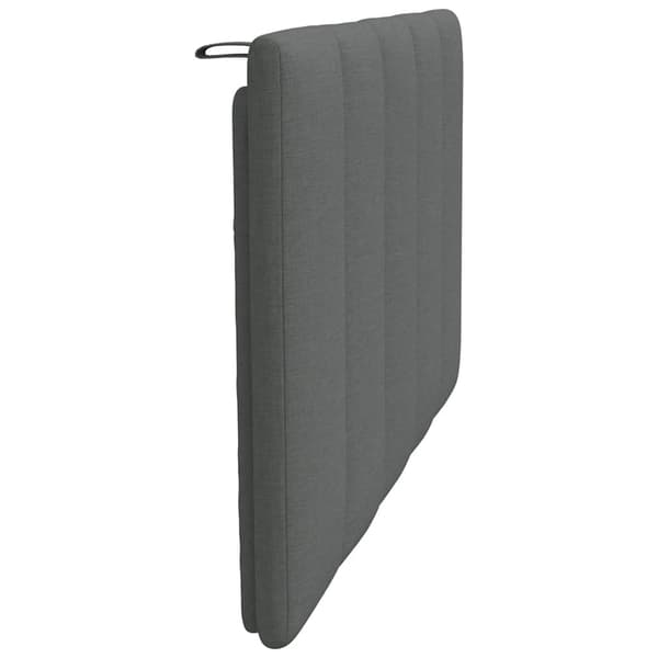 vidaXL hovedgærdehynde, mørkegrå, 80 cm, stof