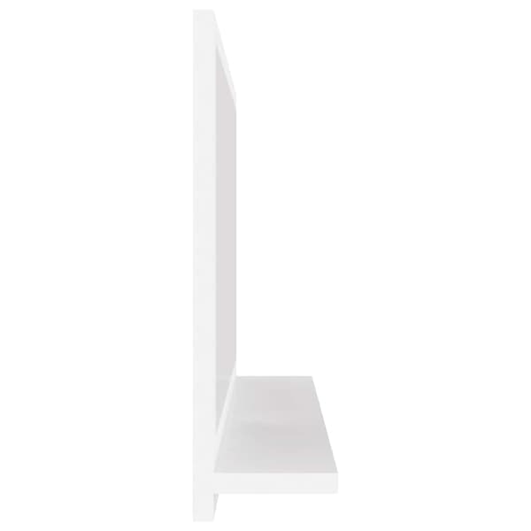 vidaXL Badrumsspegel, vit, 60x10,5x37 cm